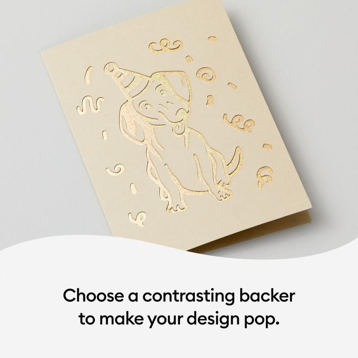 Actual product image Cricut Cut-Away Cards Neutrals S40 12,1cm x 12,1cm 14-pack (P)