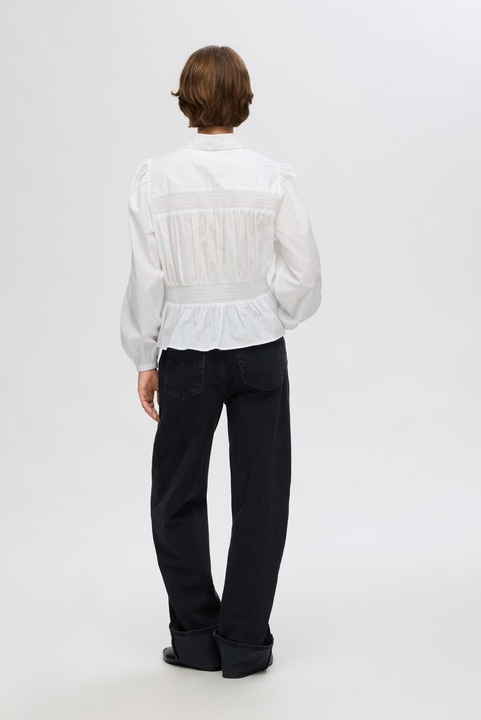 Immagine prodotto Selected Femme Top a manica lunga con lavorazione smocked (40)