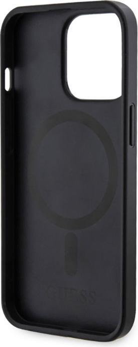 Produktbild Guess GUHMP13XP4RPSK iPhone 13 Pro Max 6,7" czarny/black hardcase 4G Printed Stripes MagSafe (Apple iPhone 13 Pro Max)