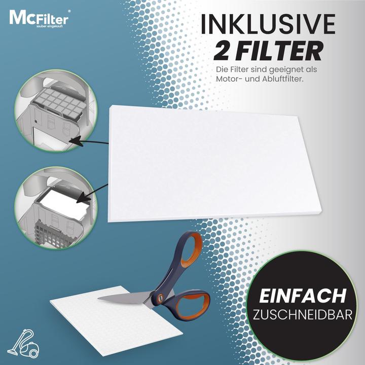 Produktbild Mc Filter Staubsaugerbeutel (20 x)