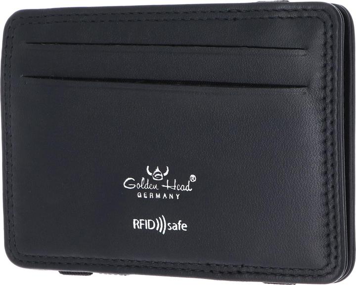 Produktbild Golden Head Polo Kreditkartenetui RFID Schutz Leder 7.5 cm