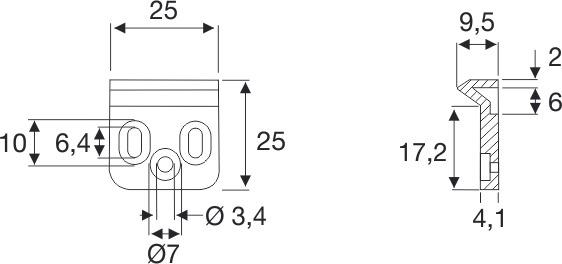 Actual product image Werkstarck Push button lock (Rotary knob cylinder)