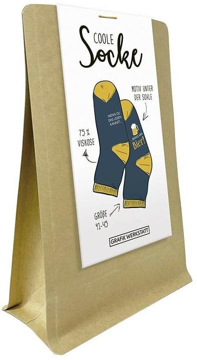 Actual product image Cool sock -...bring me beer! - Size 41-45 - from (41 - 45)