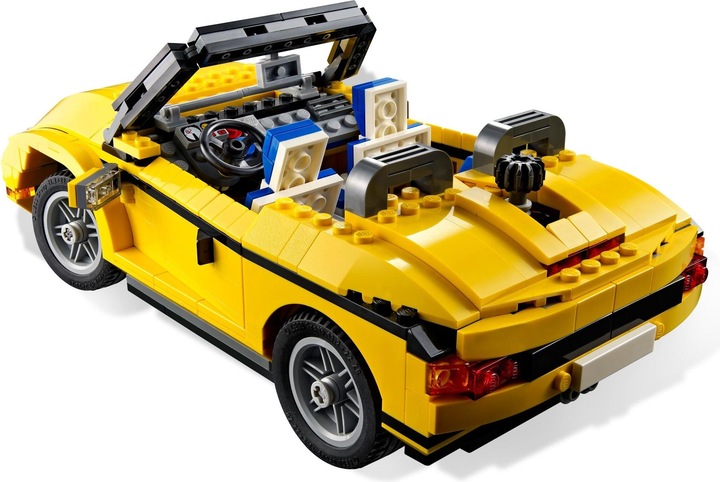 Produktbild LEGO Creator, gelbes Cabrio 3 in 1 (5767, LEGO Creator Expert)