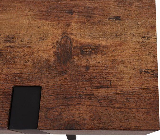 Produktbild Mendler TV-Rack HWC-L54, Metall 42x120x40cm dunkle Wildeiche