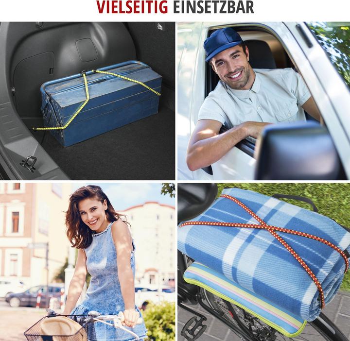 Produktbild Walser Gepäckspanner 6 Stück Set bunt