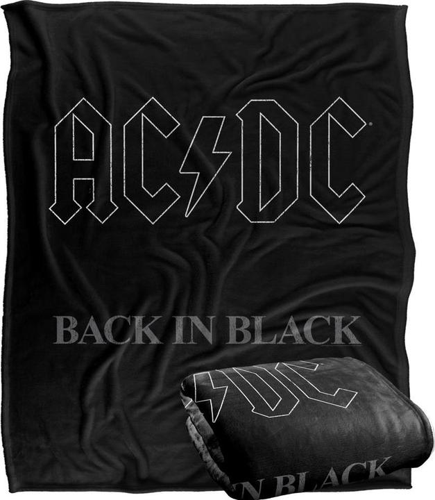 Image du produit AC/DC - Couverture BACK IN BLACK (152 x 127 cm)