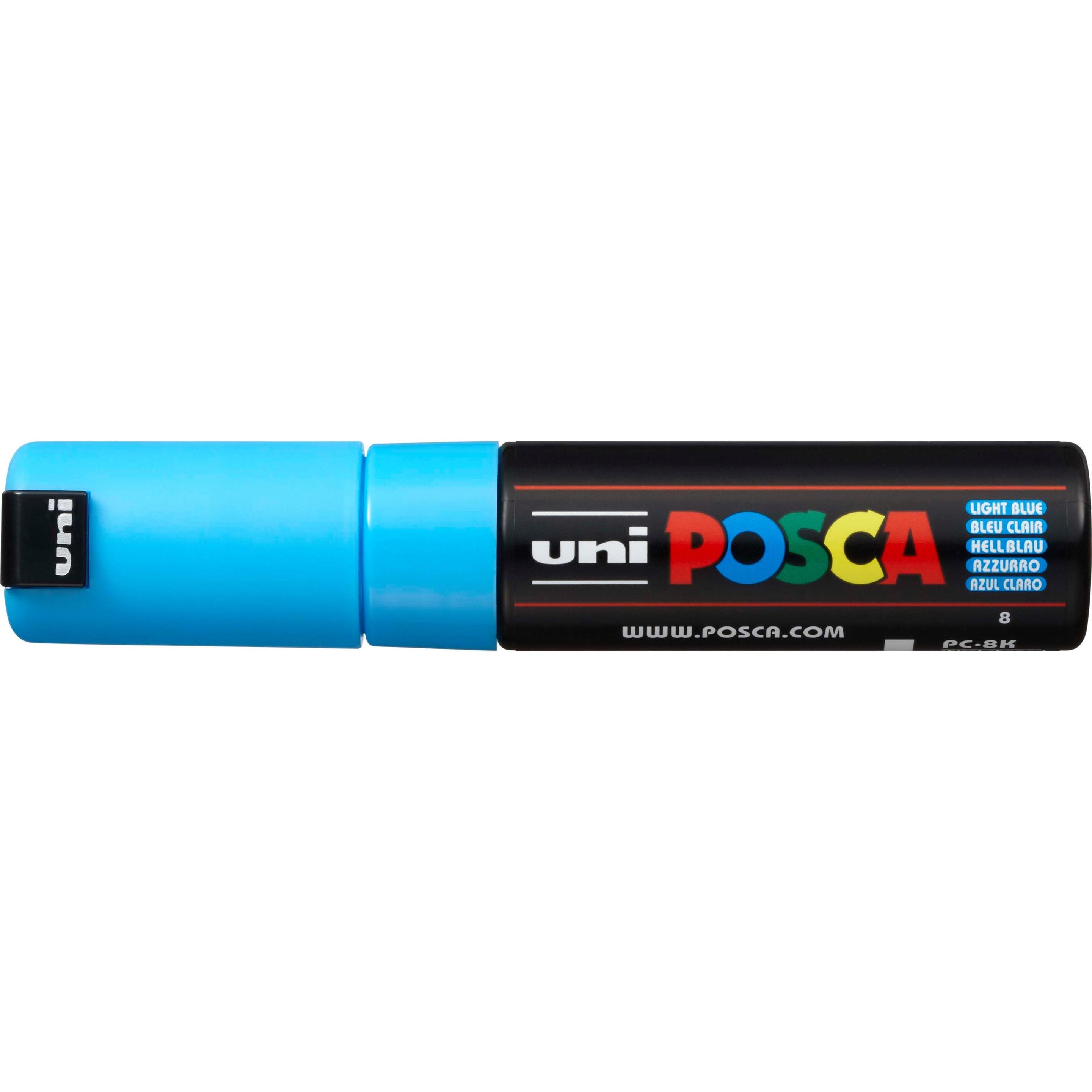 Posca, Marker, Marker PC-8K Keilspitze (Blau, 8 mm, 1 x)