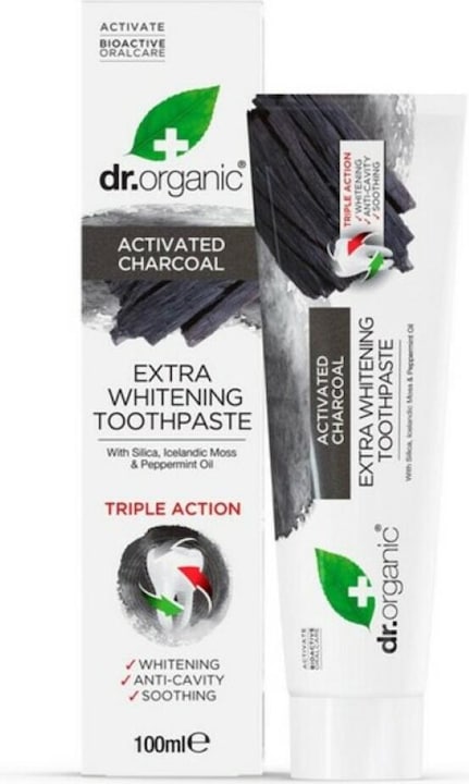 Image du produit Dr. Organic CARBÓN pâtes de dientes 100 ml (100 ml)