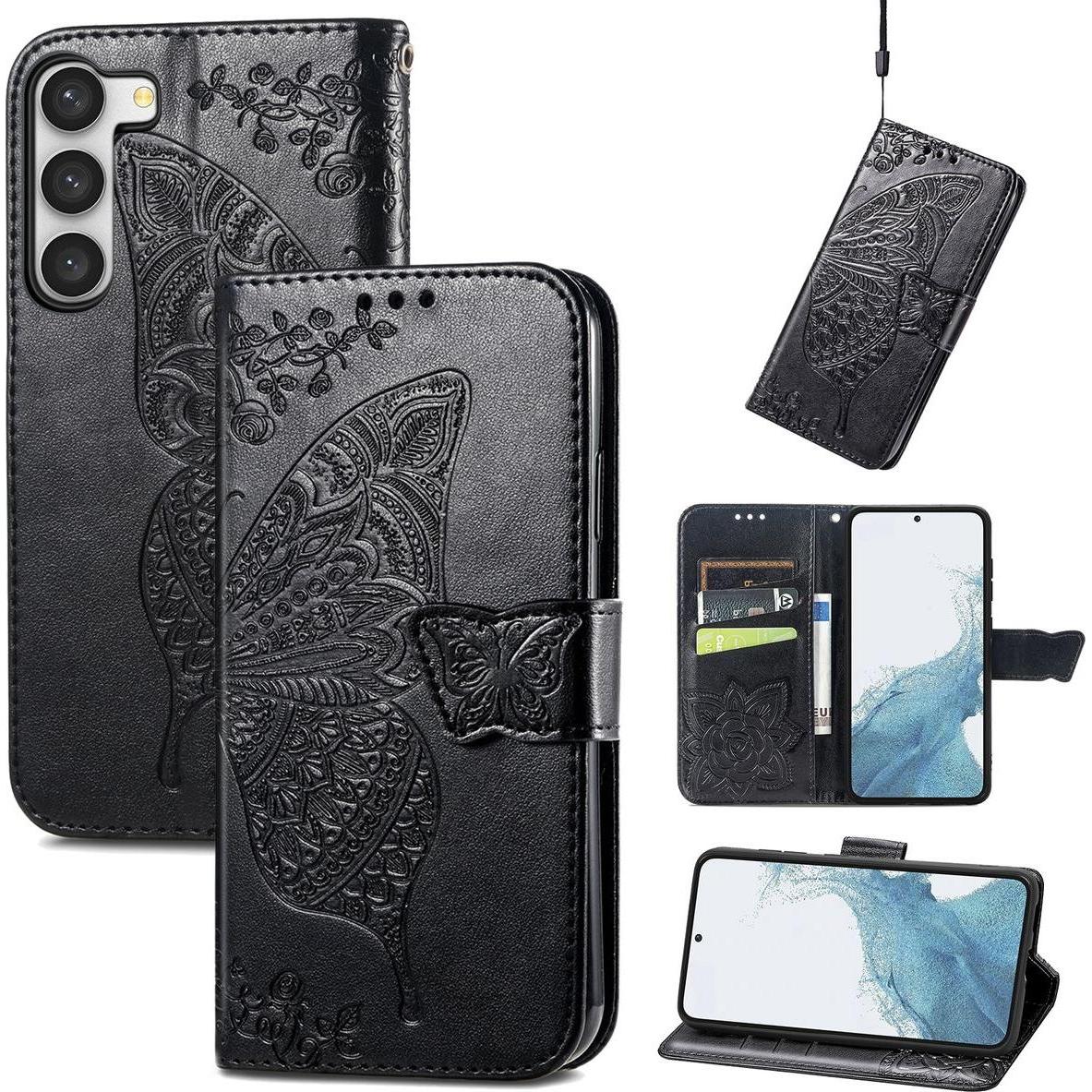 König Design Hülle Handy Schutz für Samsung Galaxy S23 Plus Ultra Case Cover Tasche Wallet (Samsung Galaxy S23+), Smartp...