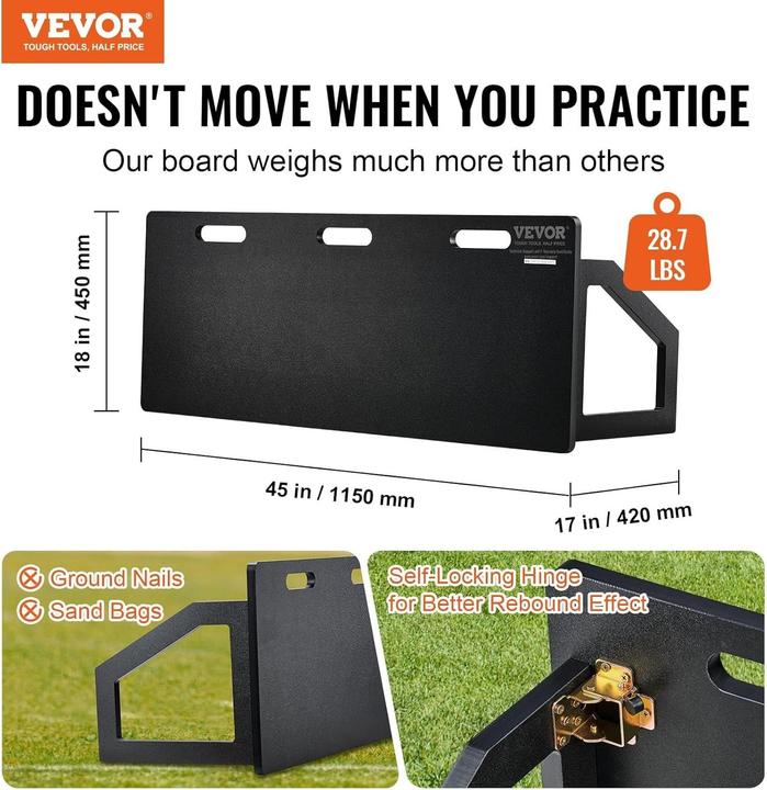 Actual product image Vevor Soccer Rebounder Board