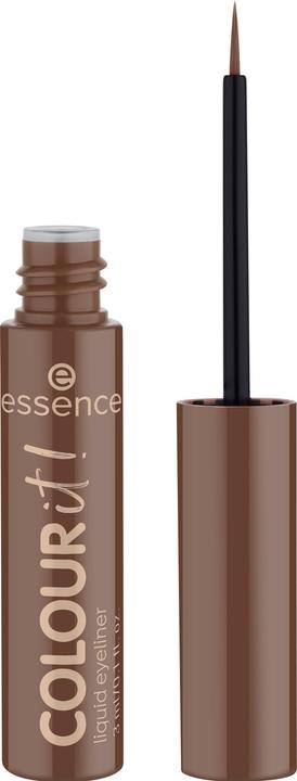Actual product image essence COLOUR it! liquid eyeliner (05 Chocolate Brown)