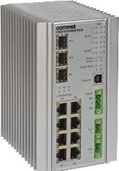Actual product image Comnet Managed Switch, 8 Port 10/100 (8 ports)