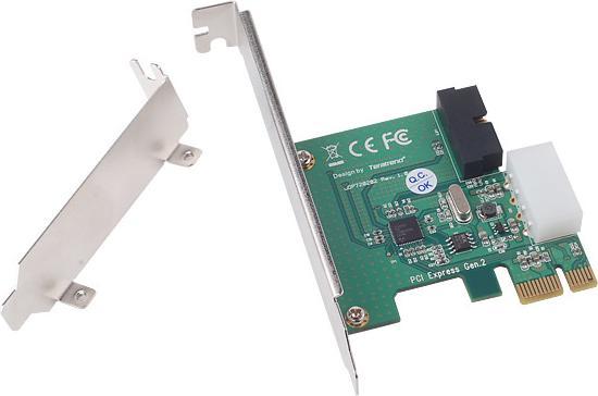 Immagine prodotto Silverstone SST-EC03S-P - Scheda di espansione USB 3.0 PCI-E, connettore di alimentazione Molex a 4 pin da 5 V