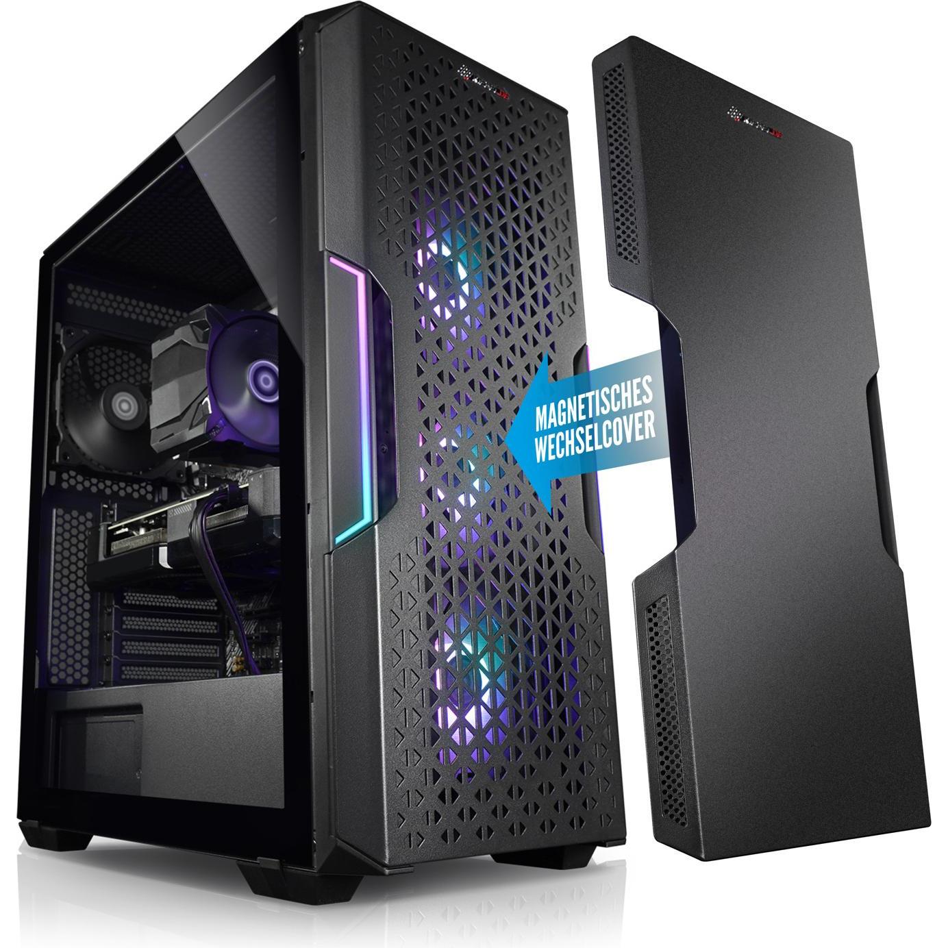 Thumbnail - Kiebel Total V (AMD Ryzen 9 5900X, 32 GB, 1000 GB, GeForce RTX 4060), PC, Schwarz