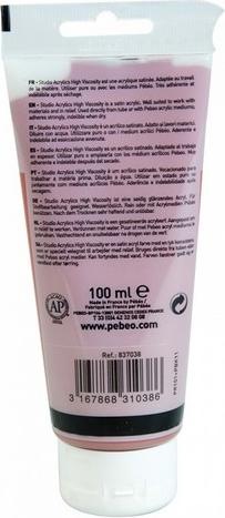Actual product image Pebeo Studio Acrylics Fine Acrylic (Siena burnt, 100 ml)