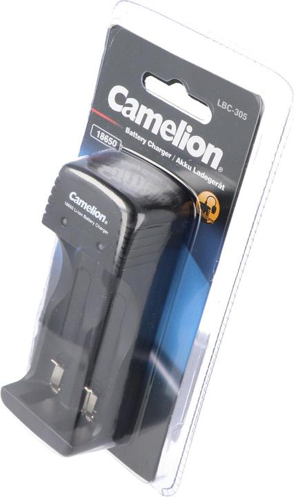 Actual product image Camelion Charger including Micro USB charging cable suitable for 1 or 2 Li-ion battery 18650s (Chargers without battery)