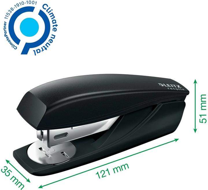 Actual product image Leitz Stapler NeXXt Recycle Black (25 Sheets)