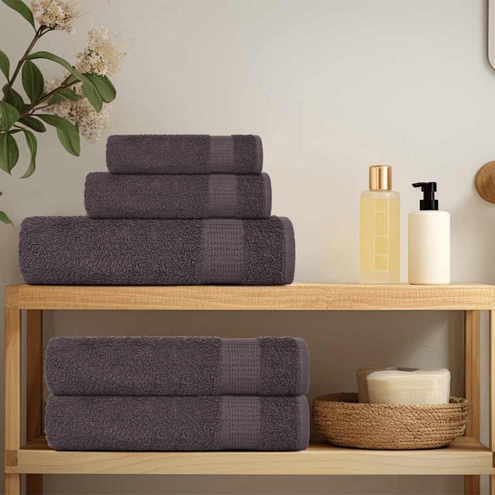 Productafbeelding VidaXL Gastendoekjes 50 stuks. Antraciet 30x50 cm 360 g/m² 100% katoen