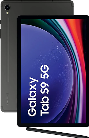 Actual product image Samsung Galaxy Tab S9 5G (5G, 11", 128 GB, Graphite grey)