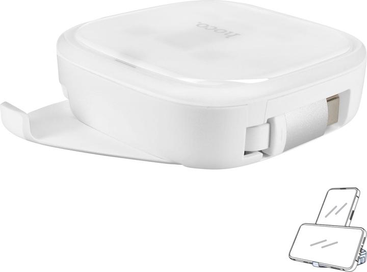 Produktbild Hoco Cable cable All-in-one retractable charging data cable set PD 3A 60W U140 0,95 m white (1 m, 60 W)