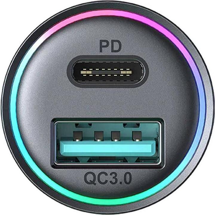 Immagine prodotto Joyroom W PD+QC. Caricatore da auto in metallo JR-CCN