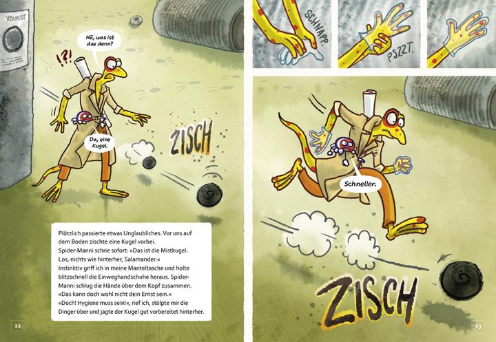 Image du produit Inspektor Salamander – Ins Netz gegangen (Allemand, Markus Grolik, 2024)