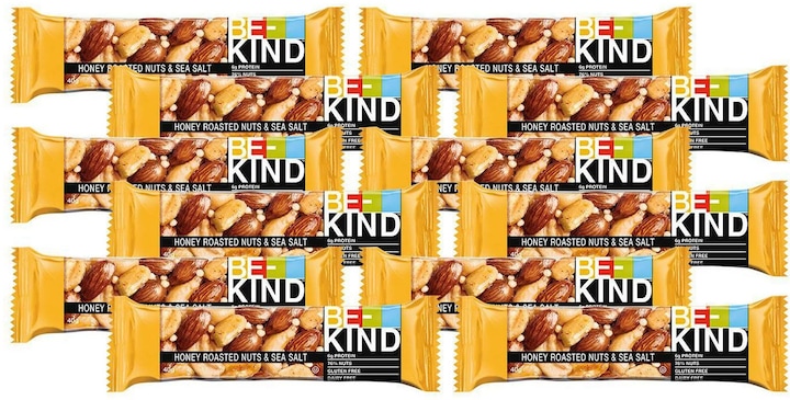 Immagine prodotto Be-Kind Noci tostate al miele e sale marino 12 pezzi (480 g)