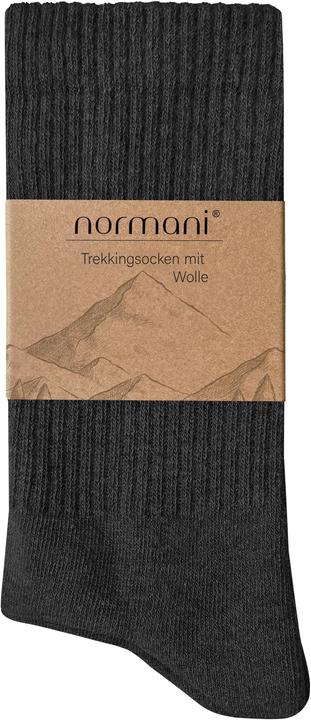Actual product image Normani 4 Trekkingwollsocken mit Polstersohle und Komfortbund (pack of 4, 43 - 46)