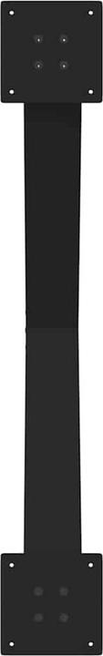 Produktbild VidaXL Esstischbeine X-Form 2 Stk. Schwarz 90x(72-73) cm Stahl Tischbein