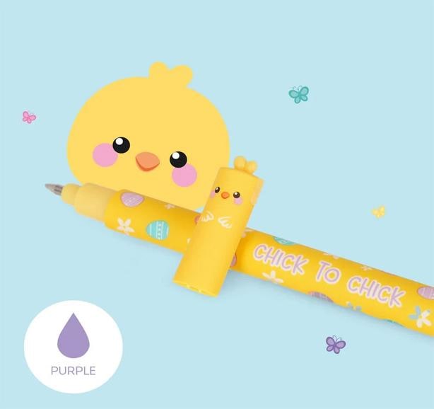 Immagine prodotto Legami Roller Gelstift 2er Set Happy Easter (Pulcino e coniglietto rosa e viola, 2 x)