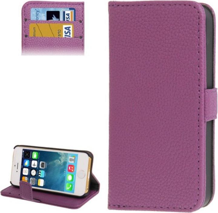 Produktbild König Design Schutzhülle Handytasche (Flip Quer) für Handy Apple iPhone 5 / 5s (Apple iPhone 5, Apple iPhone 5s)