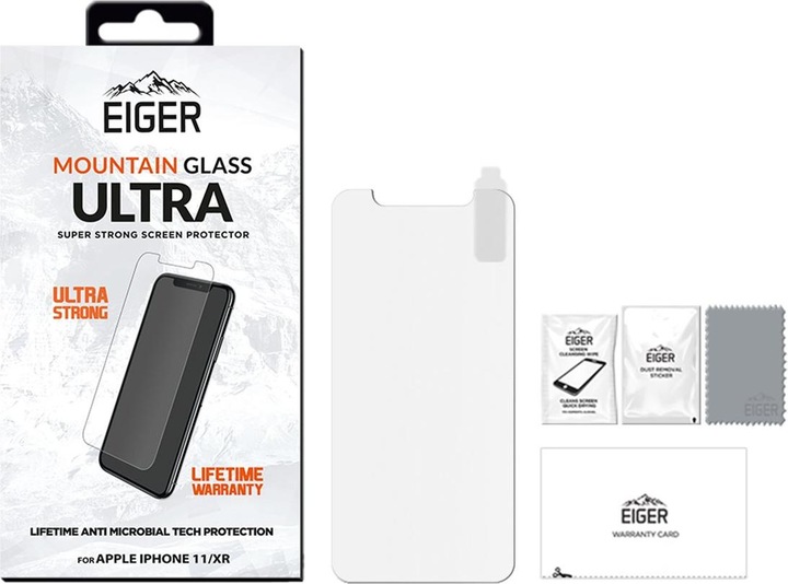 Actual product image Eiger Mountain Glass Ultra (1 Piece, Apple iPhone 11)