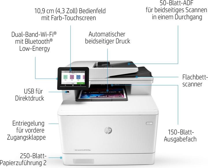 Immagine prodotto HP M479fdw Color LaserJet Pro (Laser, Colore)