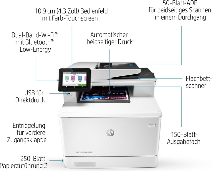 Immagine prodotto HP M479fdw Color LaserJet Pro (Laser, Colore)