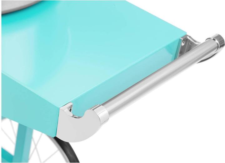 Image du produit Royal Catering Machine à barbe à papa avec chariot - 52 cm - 1200 W - turquoise