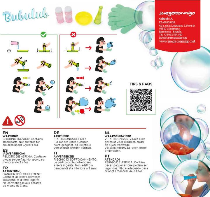 Image du produit Juegaconmigo Bubulub Boing Boing Bubbles
