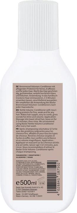 Actual product image Basler Nettle Volume Conditioner (500 ml)