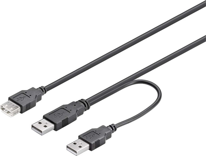 M-Cab USB-Kabel USB, USB (nur Strom) (M) bis USB Type B (M) (0.30 m, USB 2.0)