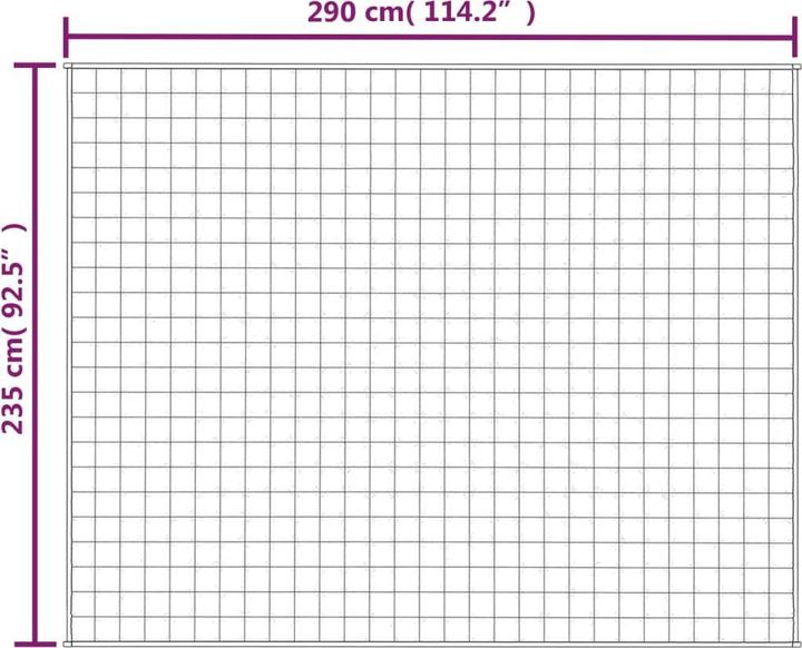 Actual product image vidaXL Benjamin (200 x 130 cm)