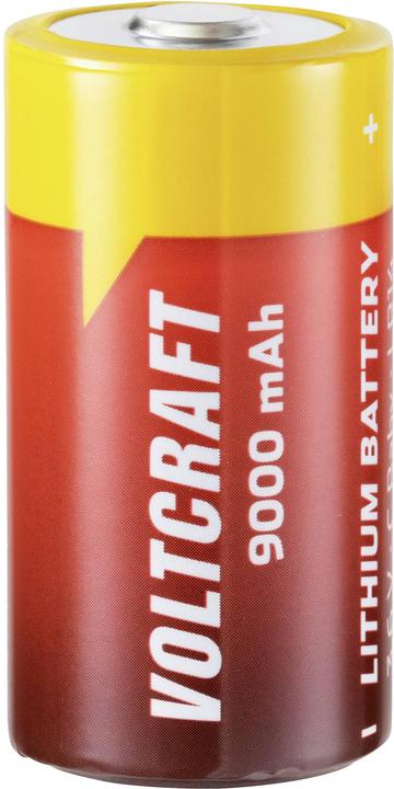Voltcraft Spezial-Batterie Lithium (1 Stk., C, 9000 mAh)