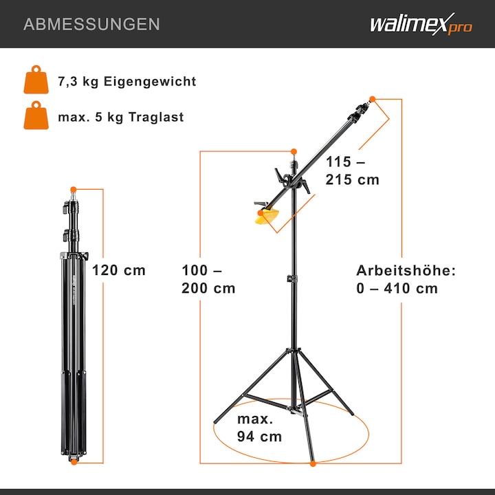 Produktbild Walimex pro Pro WT-501 (410 cm, 5 kg)