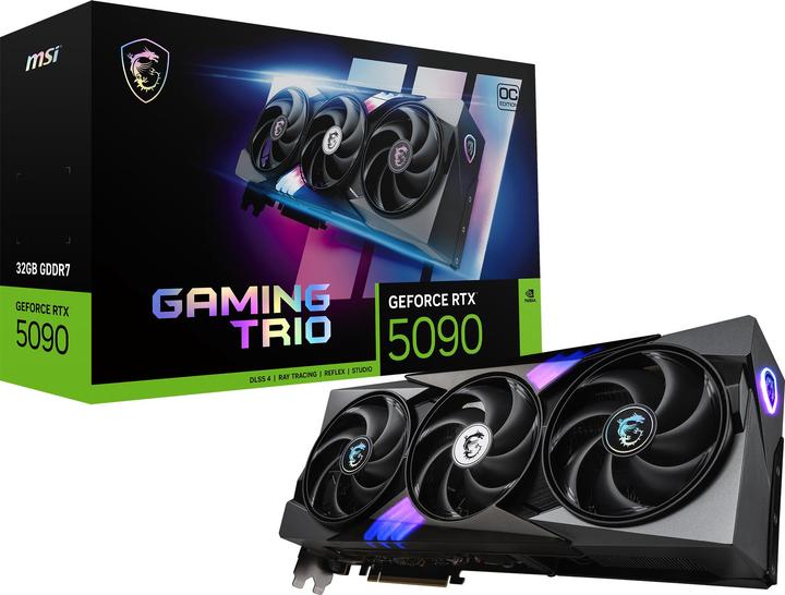 Actual product image MSI GeForce RTX 5090 GAMING TRIO OC (32 GB, GDDR7)