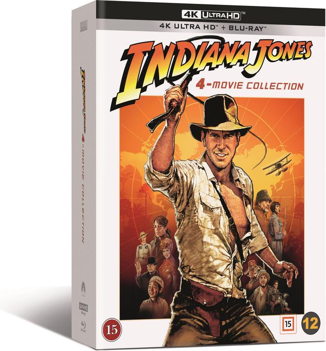 Disney Indiana Jones: Die komplette Kollektion (4k Blu-ray, Blu-ray, Dänisch, Deutsch, Englisch, Finnisch, Französisch, Norwegisch, Schwedisch, Spanisch)