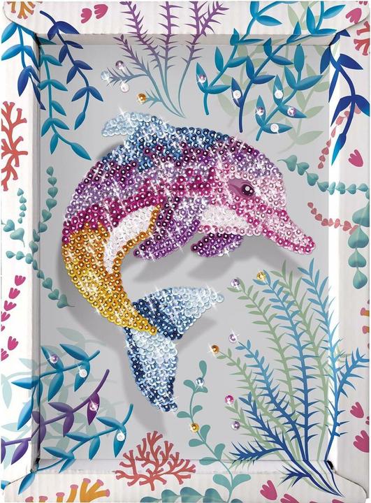 Produktbild Lansay Paillettenkunst Delfin