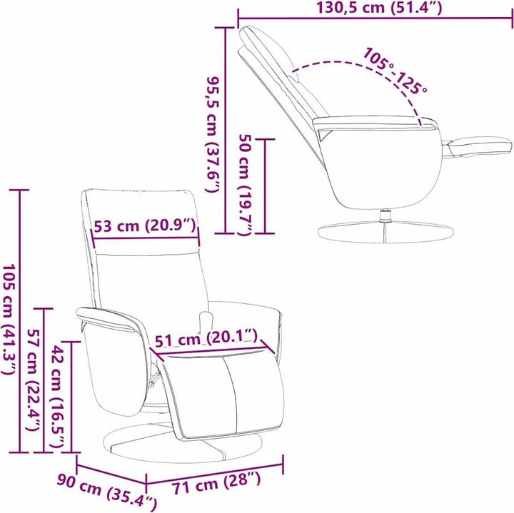Image du produit vidaXL Massage Relaxsessel