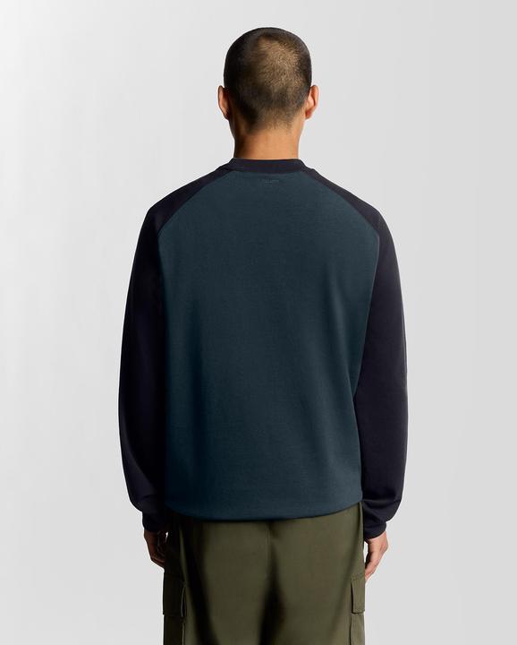 Produktbild Lyle and Scott Hybrides Sweatshirt mit halben Raglanärmeln (S)