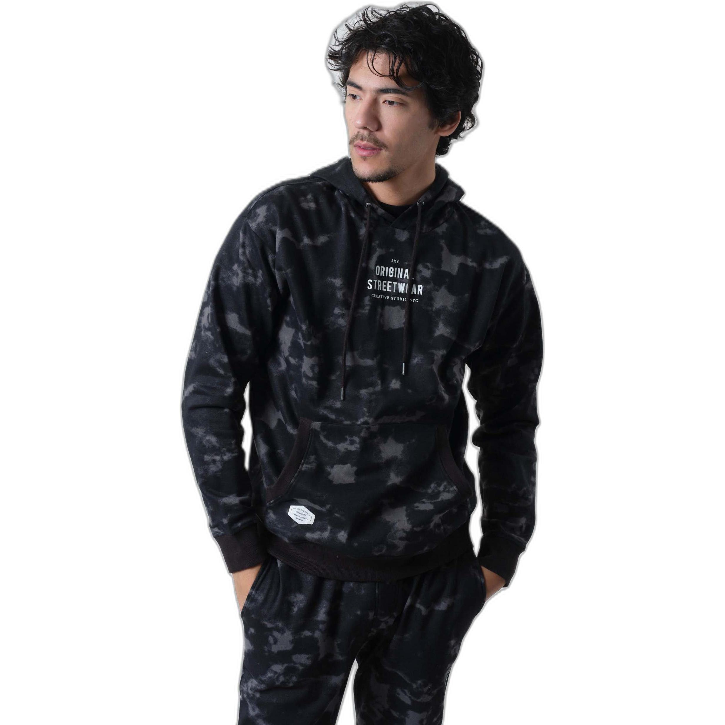 Deeluxe, Herren, Pullover, kapuzenpullover tye, Schwarz, (XL)