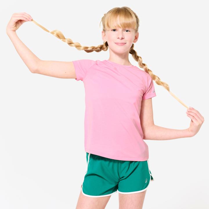 Actual product image Decathlon T-Shirt Kinder Mädchen atmungsaktiv - rosa