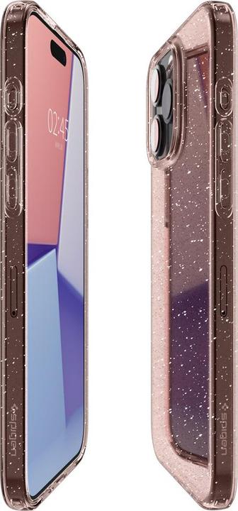 Produktbild Spigen Liquid Crystal Glitter, Rosenquarz – iPhone 15 Pro (Apple iPhone 15 Pro)